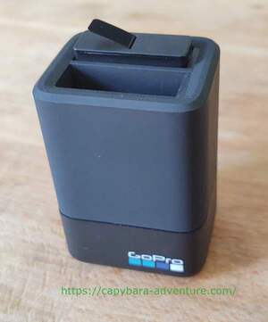 GoPro Dual Battery Charger battery inserted